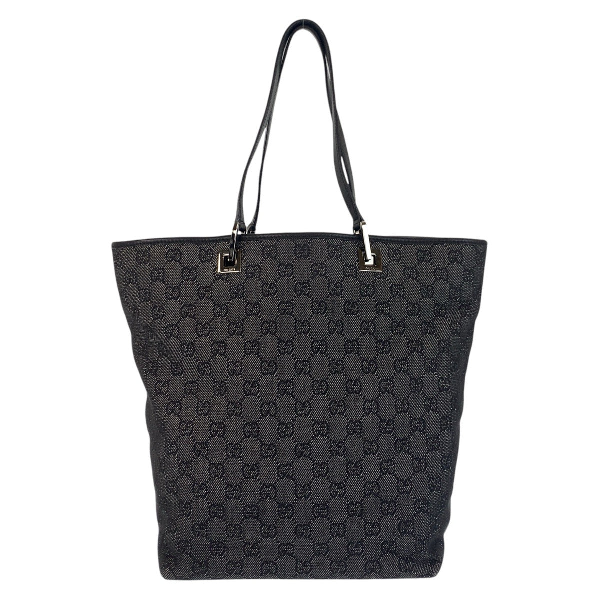 GUCCI Tote Bag 31243 GG canvas, leather black Tote Bag Shoulder Bag Women