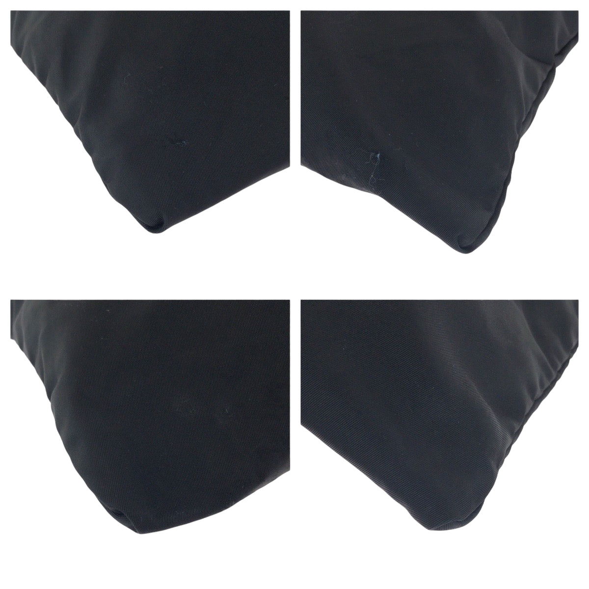 PRADA Shoulder Bag Nylon Black SilverMetal Test Triangle With logo - Style 16