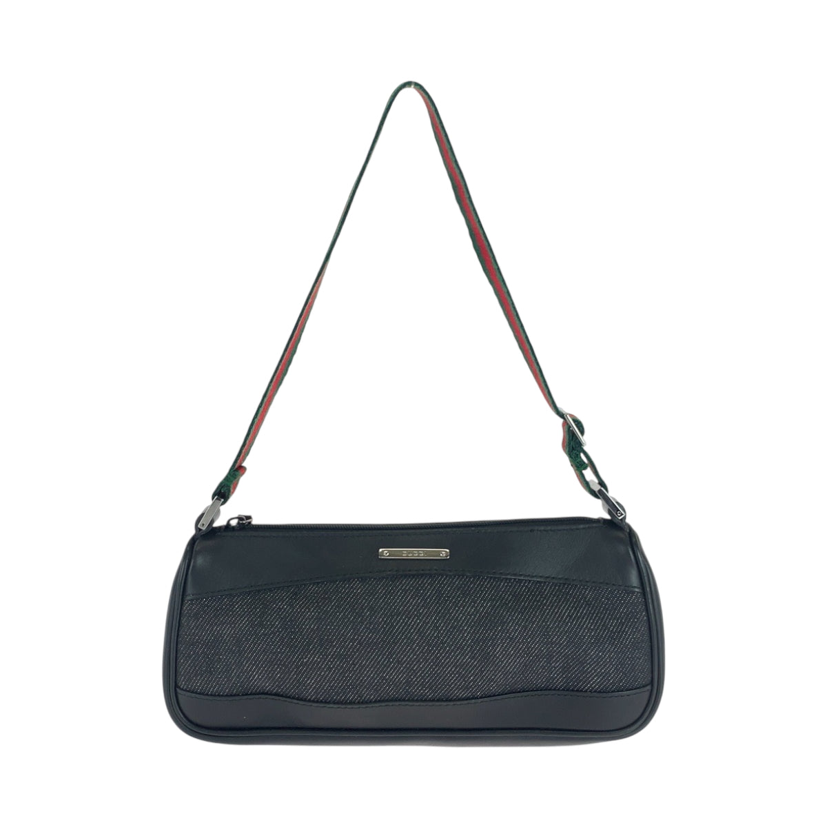 GUCCI Handbag 92320 canvas Black SilverMetal Sherry line