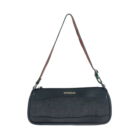 GUCCI Handbag 92320 canvas Black SilverMetal Sherry line