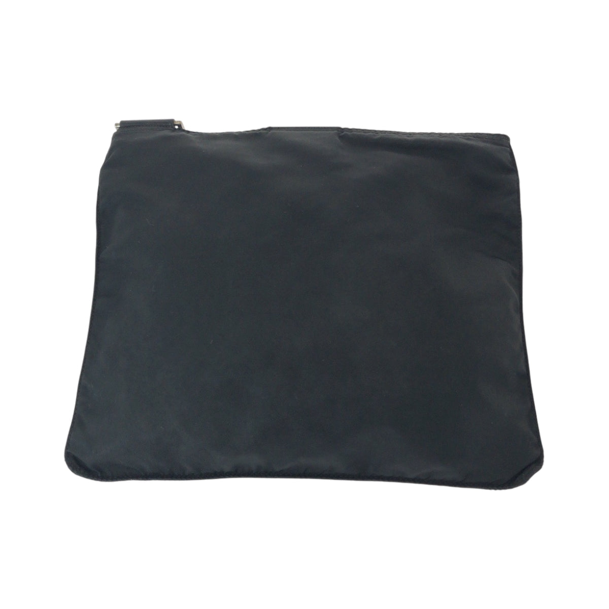 PRADA Shoulder Bag Nylon Black SilverMetal Shoulder Bag Sacoche Test Triangle With logo mens