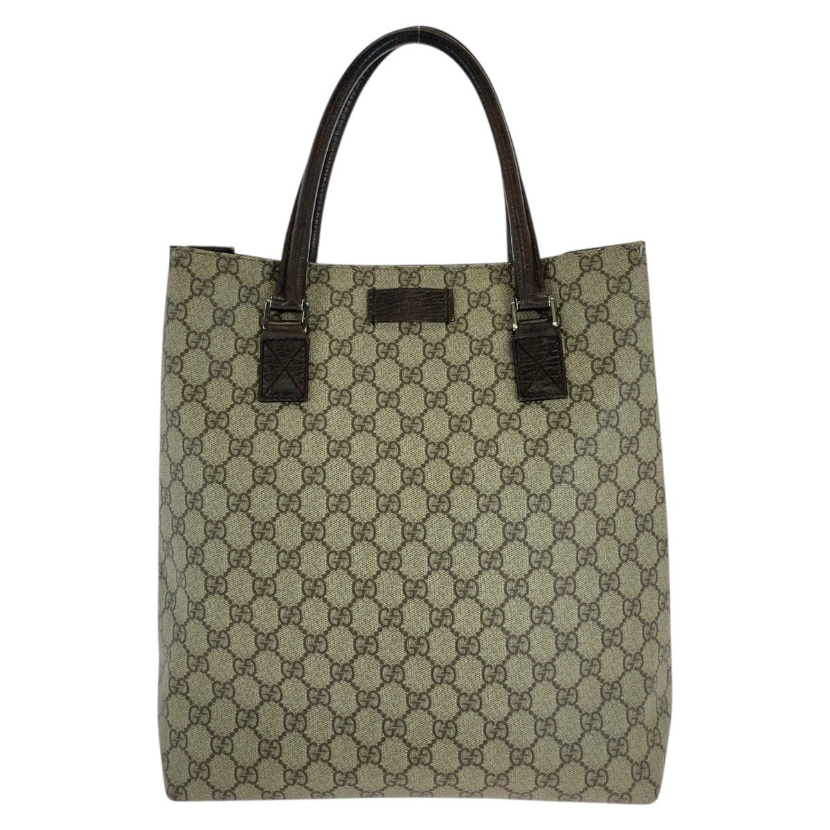 GUCCI Tote Bag 131220 GG Supreme canvas, leather Beige brown Tote Bag Shoulder Bag Women