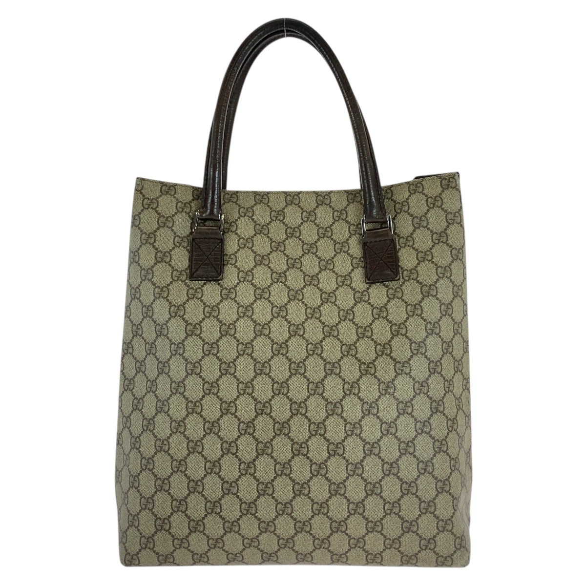 GUCCI Tote Bag 131220 GG Supreme canvas, leather Beige brown Tote Bag Shoulder Bag Women