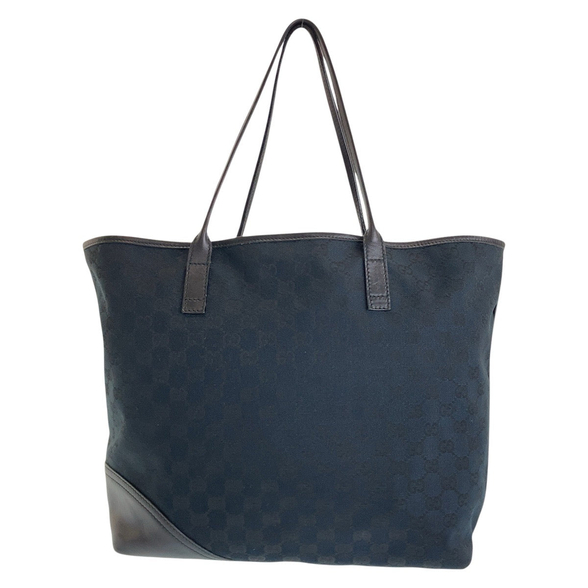 GUCCI Tote Bag 169945 GG canvas, leather black Tote Bag Shoulder Bag Newbrit Women