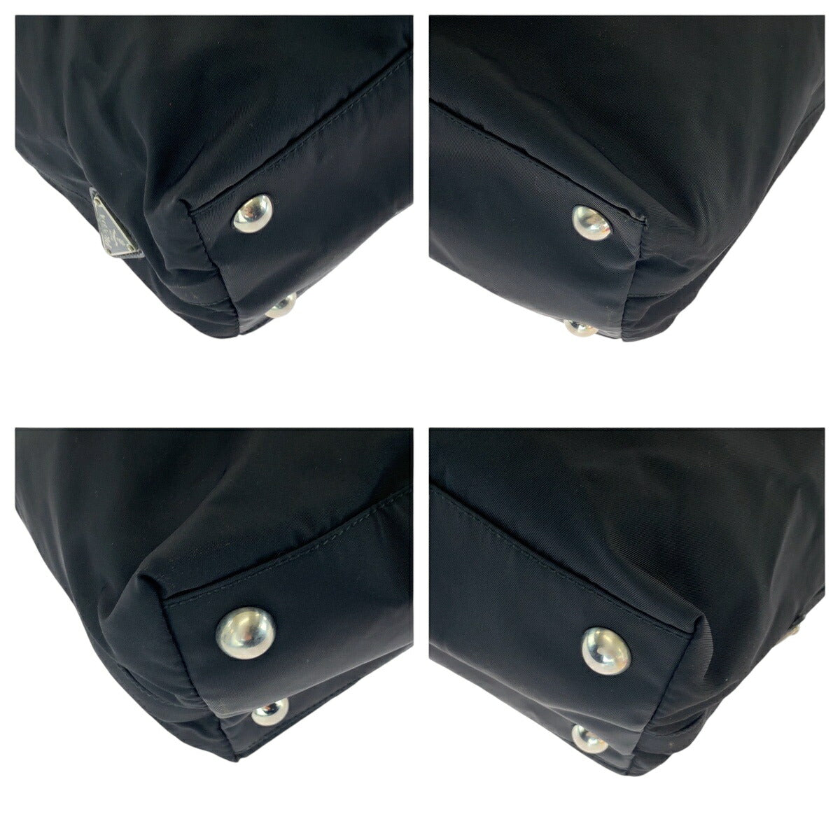 Prada Tessuto Triangle Logo Plate 2way Bag VA0523