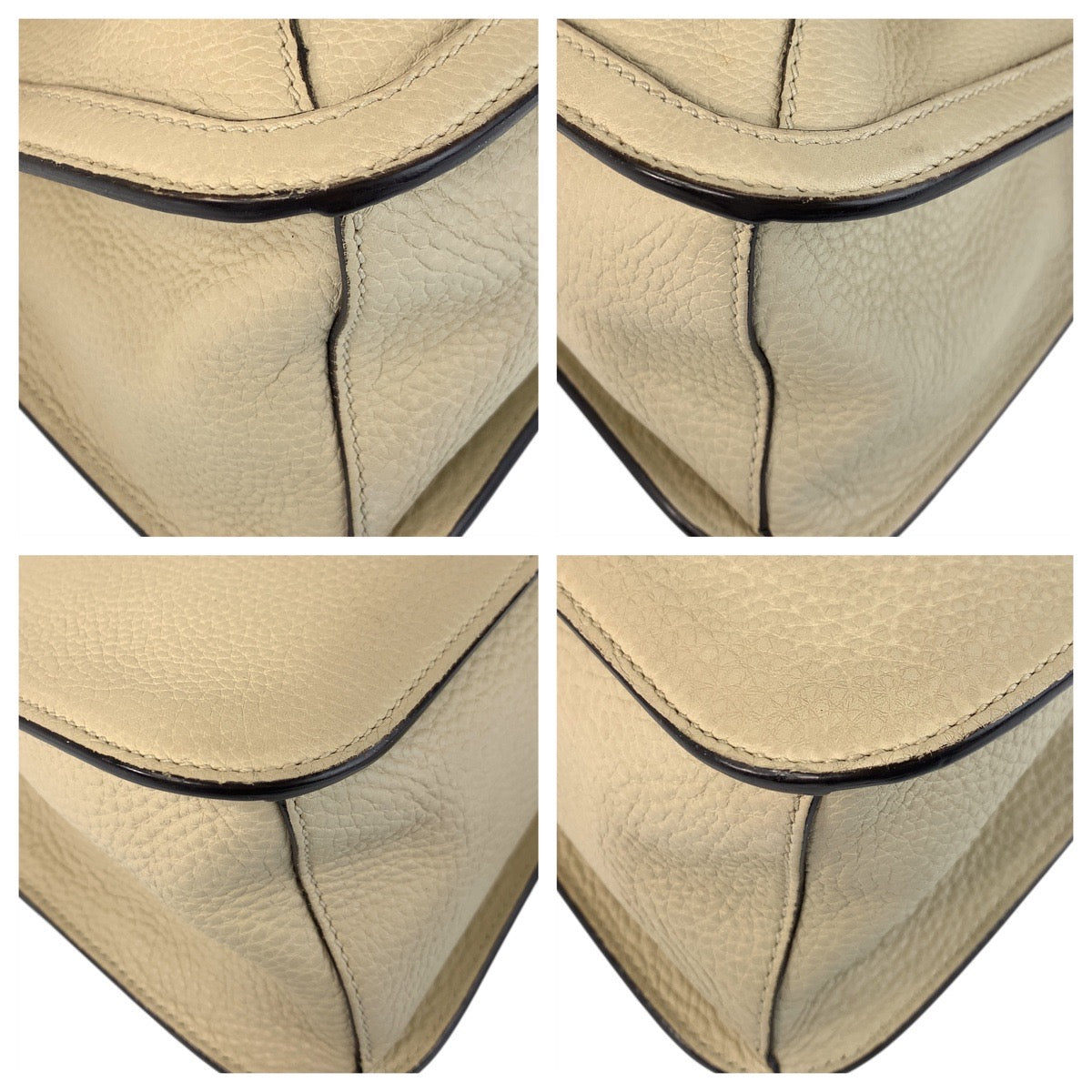 Gucci Leather Bamboo Daily Flap 2way Shoulder Bag 370826