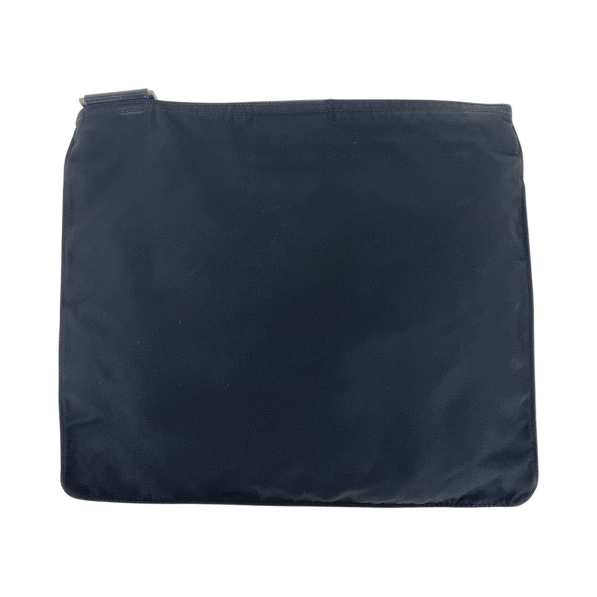 PRADA Shoulder Bag Nylon Black SilverMetal Shoulder Bag pochette Test Triangle With logo Women - Style 3