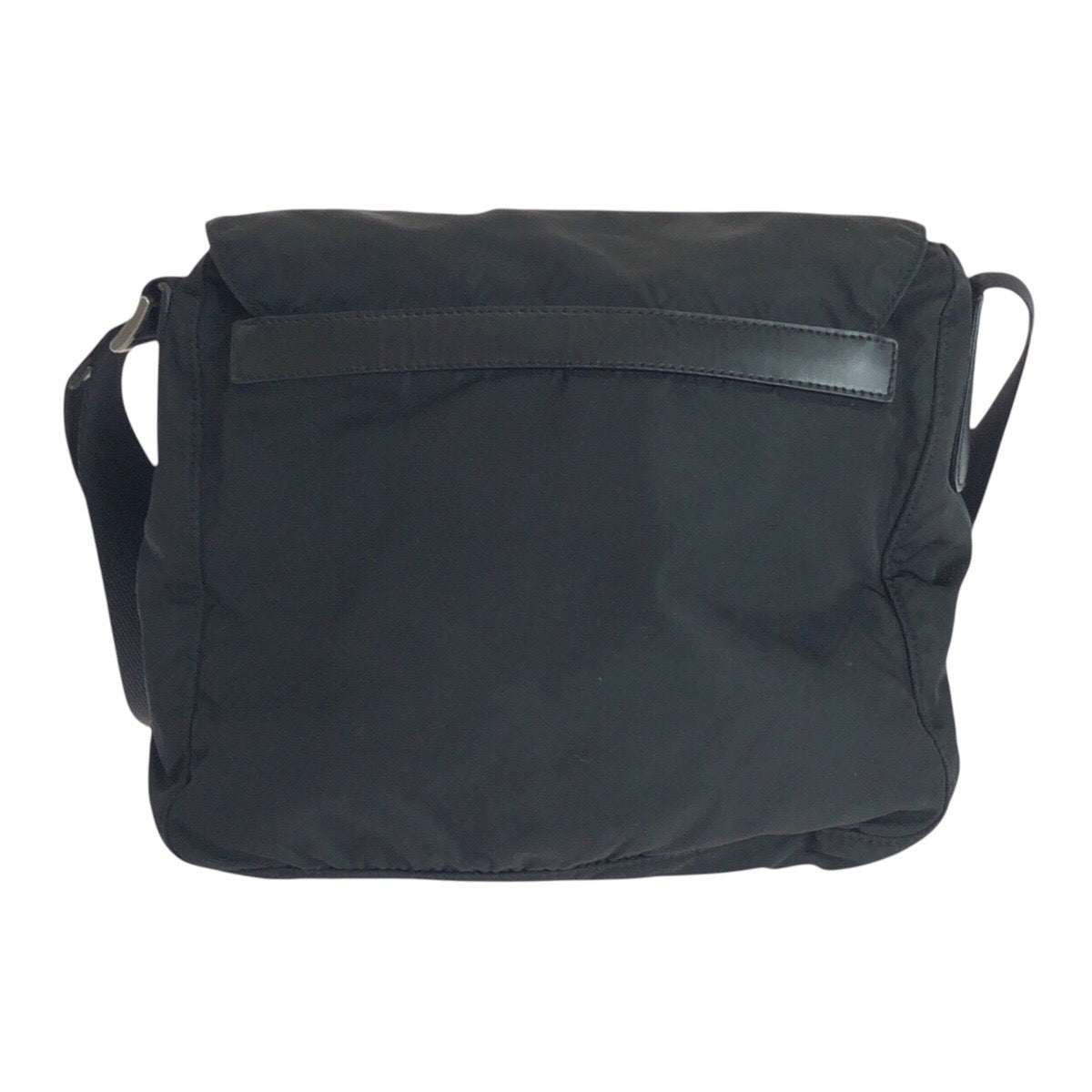PRADA Shoulder Bag Nylon, Leather Black SilverMetal Shoulder Bag pochette Test Triangle With logo Women(Unisex)