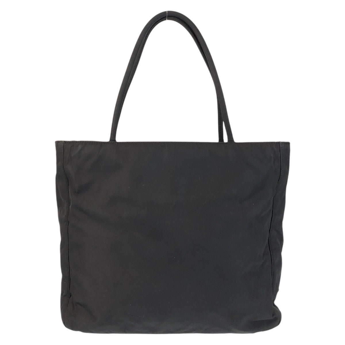PRADA Tote Bag Nylon Black SilverMetal Tote Bag Shoulder Bag Test Triangle With logo Women - Style 12