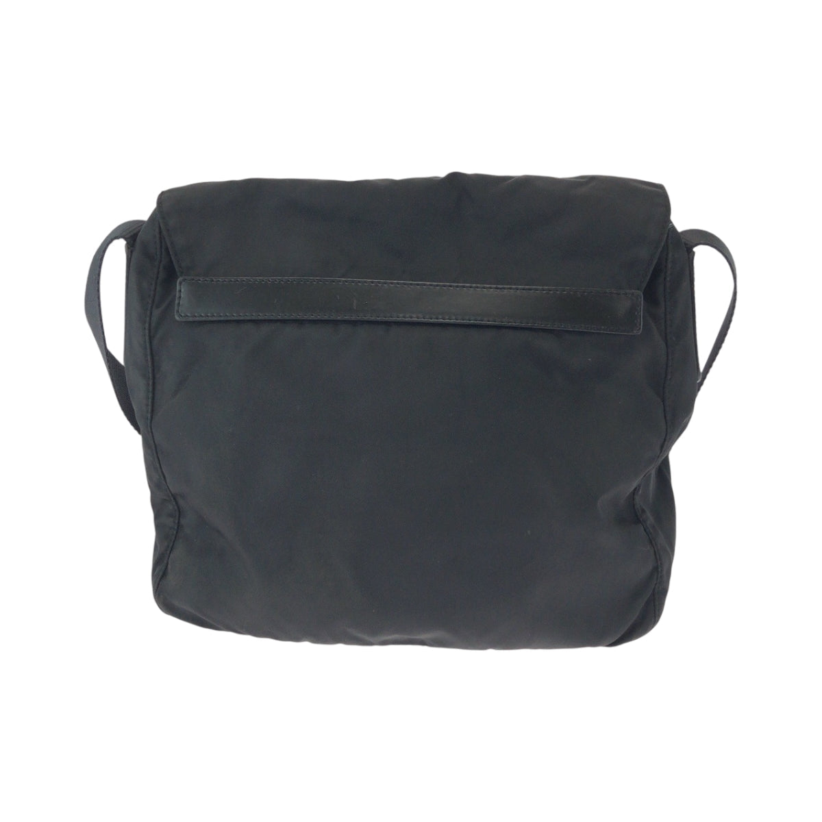 PRADA Shoulder Bag Nylon Black SilverMetal Shoulder Bag pochette Test Triangle With logo Women - Style 14