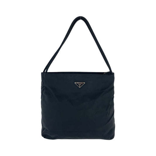 PRADA Shoulder Bag B6242 Nylon Black SilverMetal Shoulder Bag Tote Bag Test Triangle With logo Women