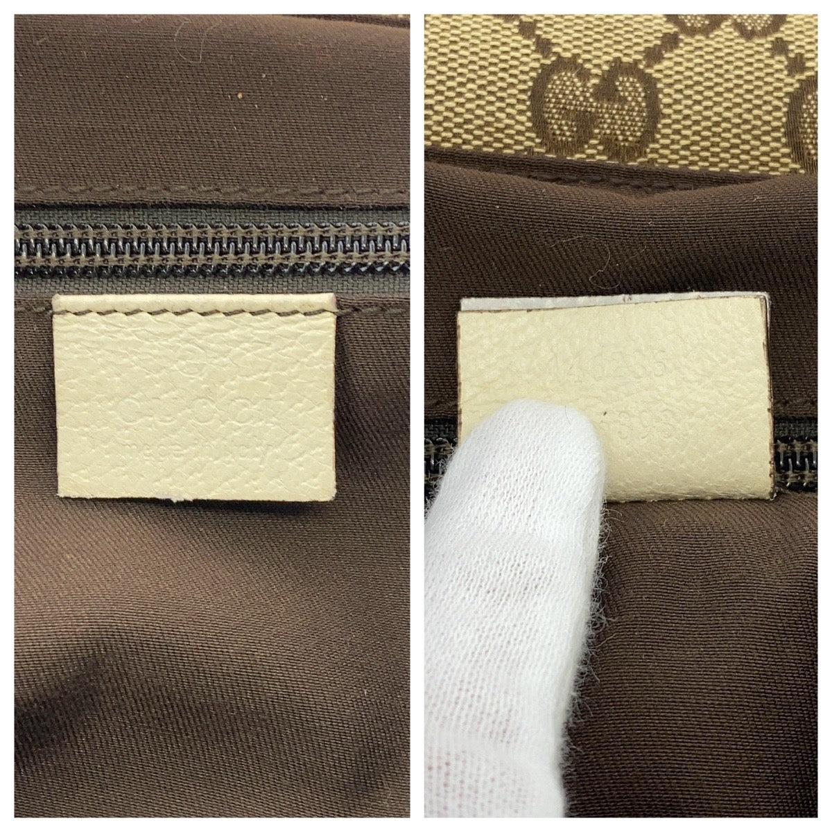 GUCCI Shoulder Bag 146236 GG canvas Beige Ivory SilverMetal Shoulder Bag Messenger bag Women(Unisex)