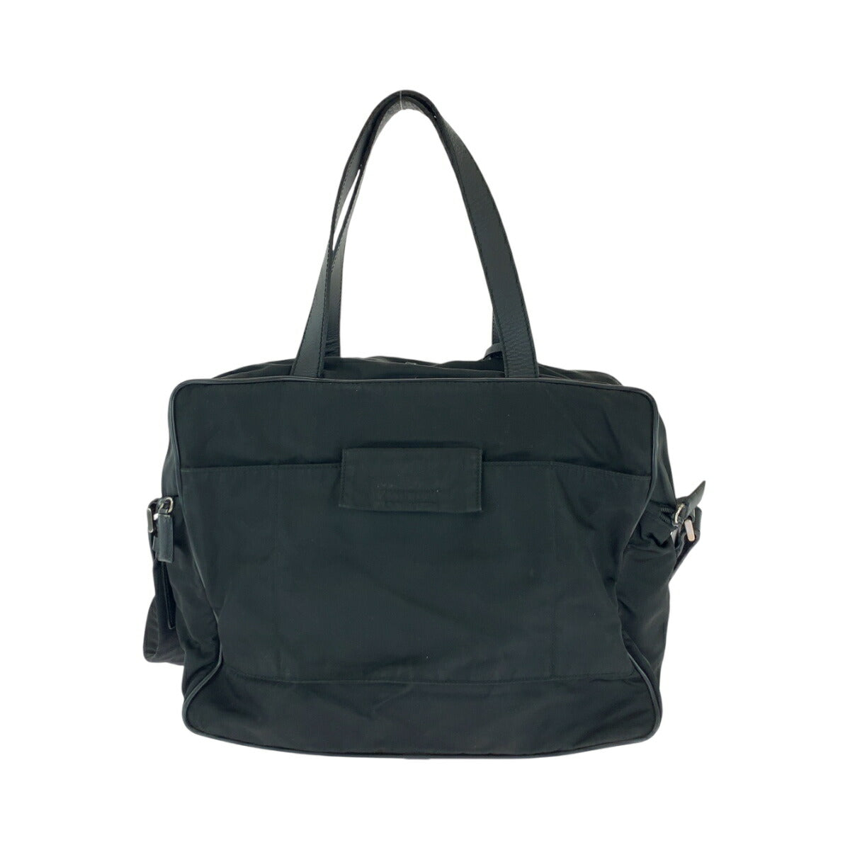 Prada Tessuto Triangle Logo Plate 2way Briefcase V453