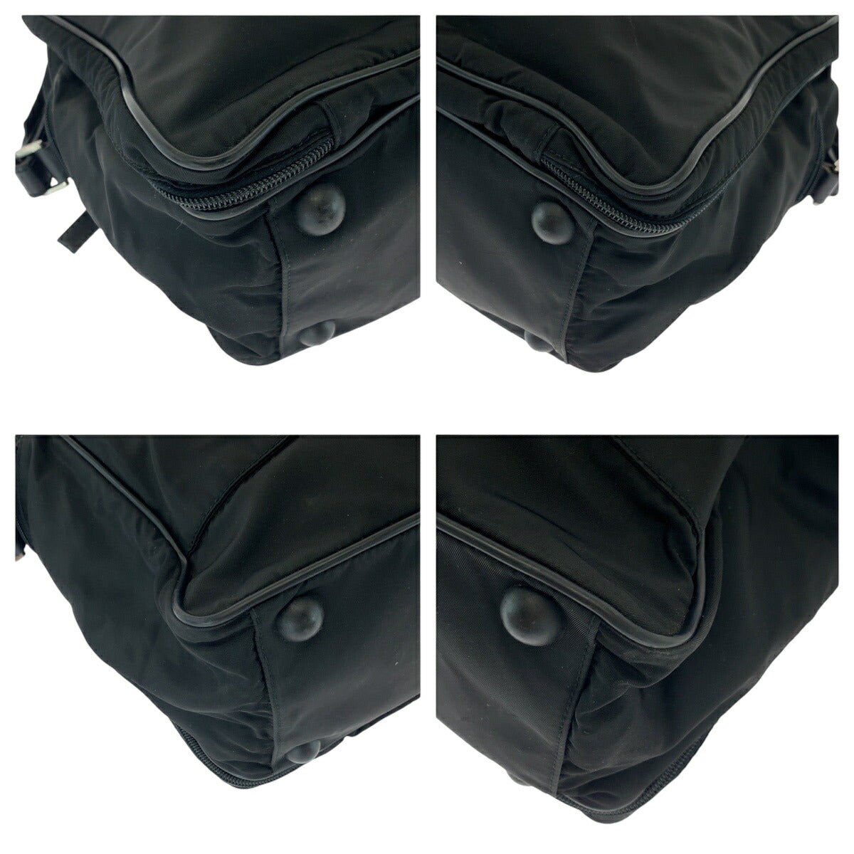 Prada Tessuto Triangle Logo Plate 2way Briefcase V453