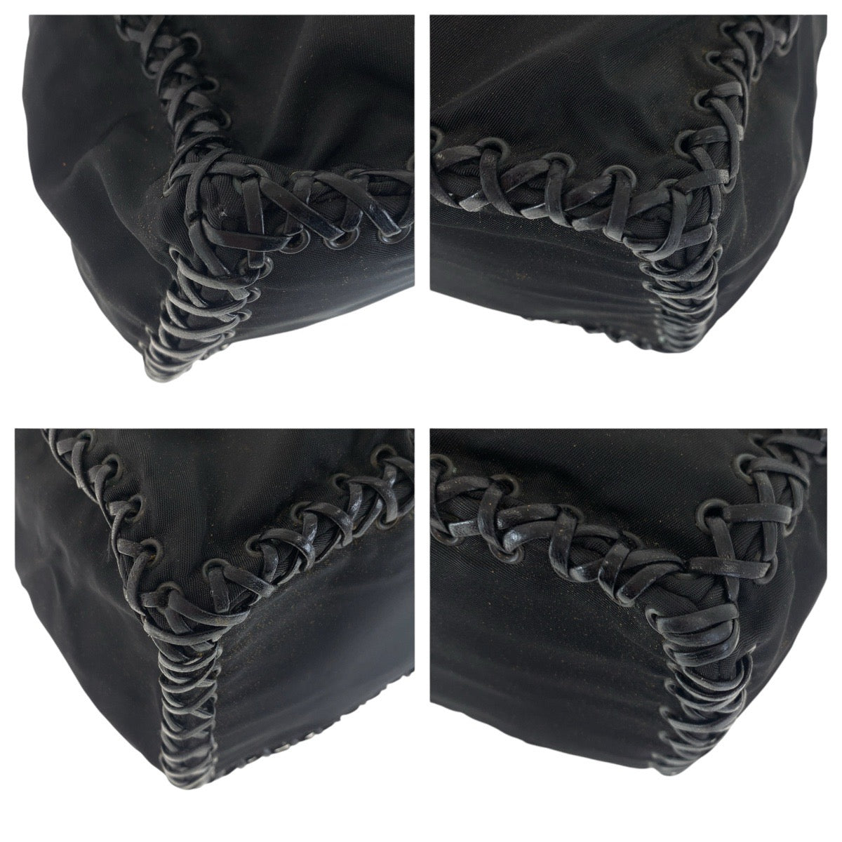 Prada Nylon/Leather Shoulder Bag 501642