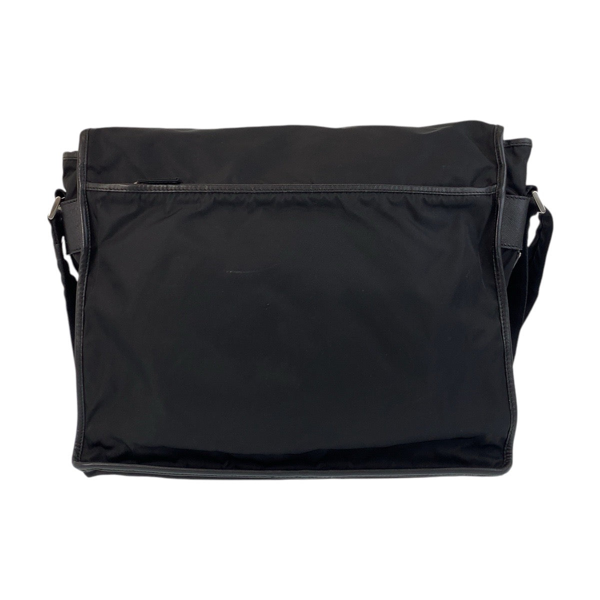PRADA Shoulder Bag Nylon Black SilverMetal Shoulder Bag Messenger bag Test Triangle With logo mens - Style 3