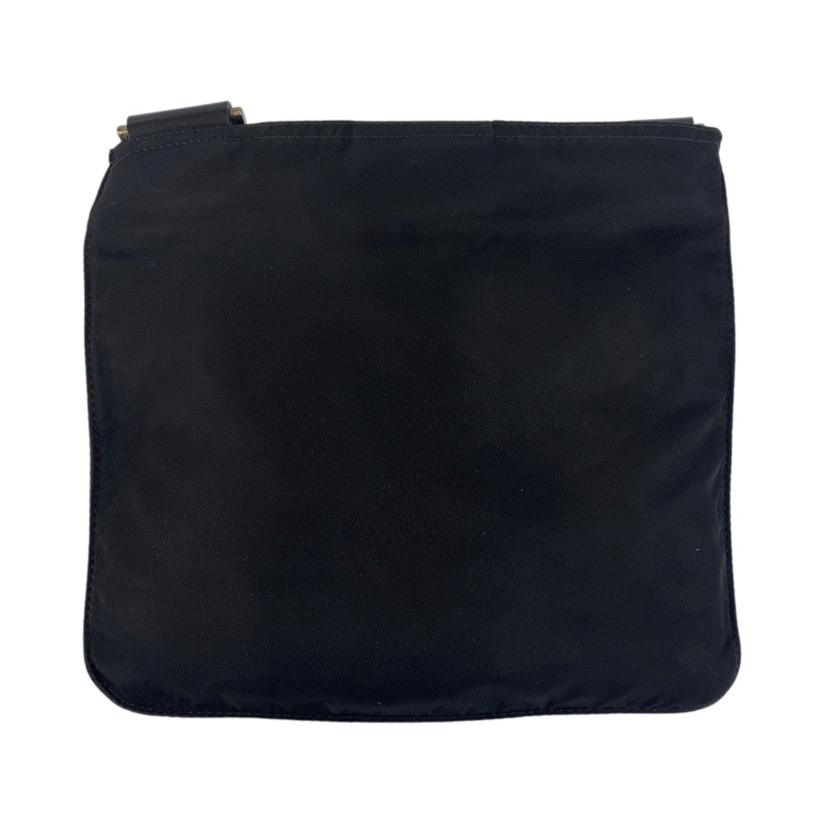 PRADA Shoulder Bag Nylon Black SilverMetal Shoulder Bag pochette Test Triangle With logo Women - Style 2