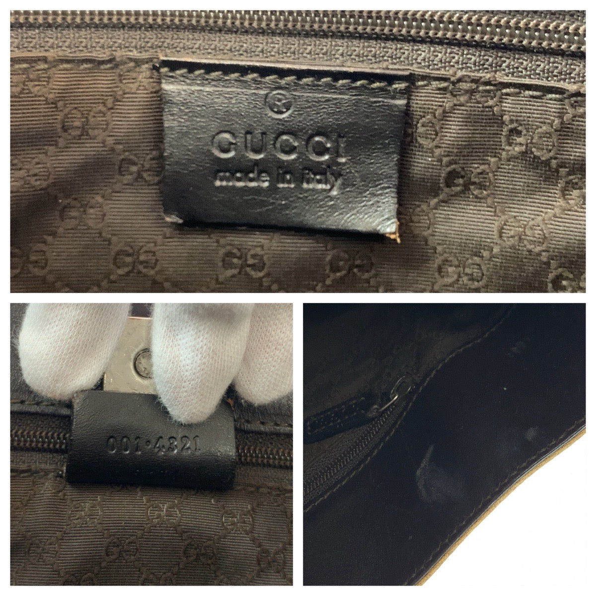 Gucci Sherry Line Canvas Shoulder Bag