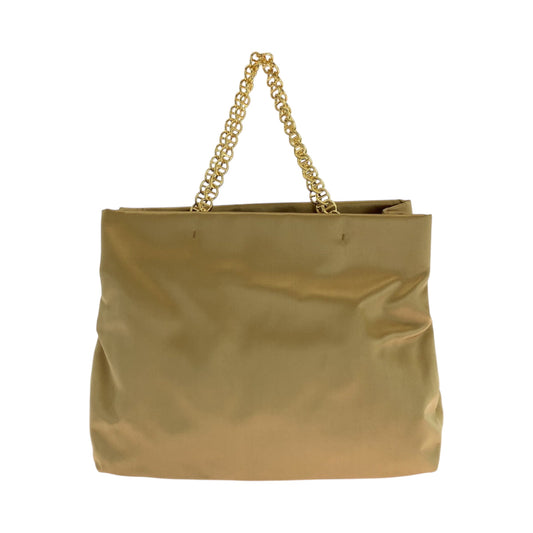 PRADA Tote Bag Satin gold
