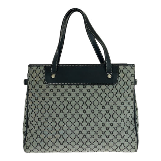 CELINE Tote Bag CE00/24 Canvas, Leather Grey Black SilverMetal Tote Bag handbag Macadam Women