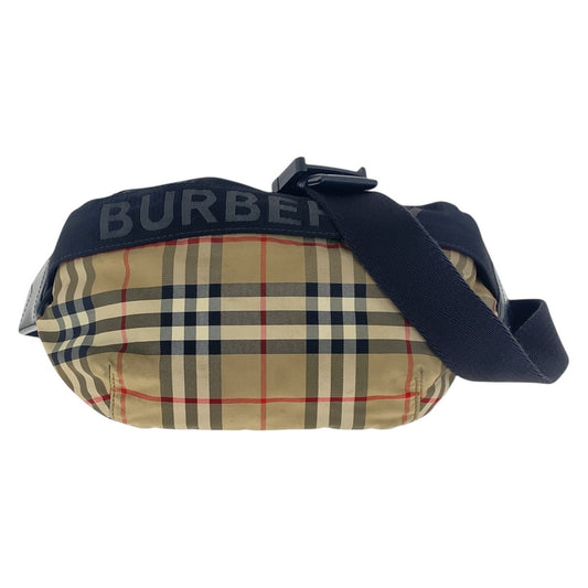 Burberry Nylon Check Pattern Bum Bag