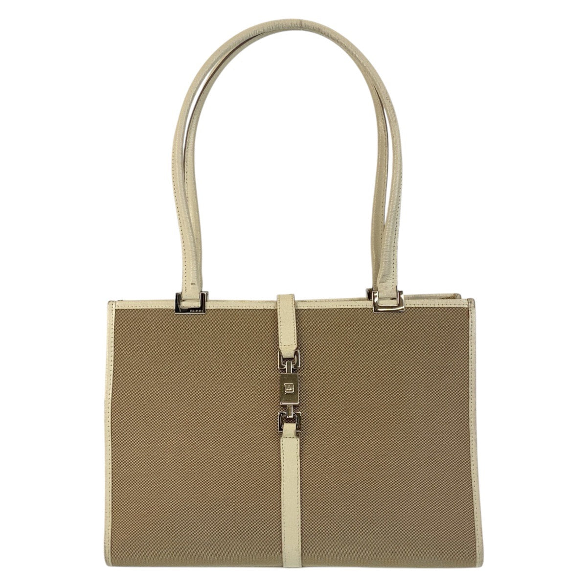 Gucci Jackie Canvas Leather 2way Bag