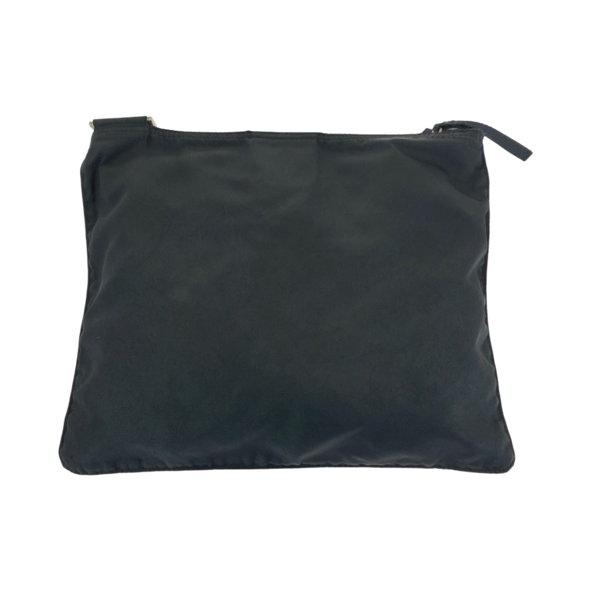 PRADA Shoulder Bag Nylon Black SilverMetal Shoulder Bag Sacoche Test Triangle With logo Women - Style 3