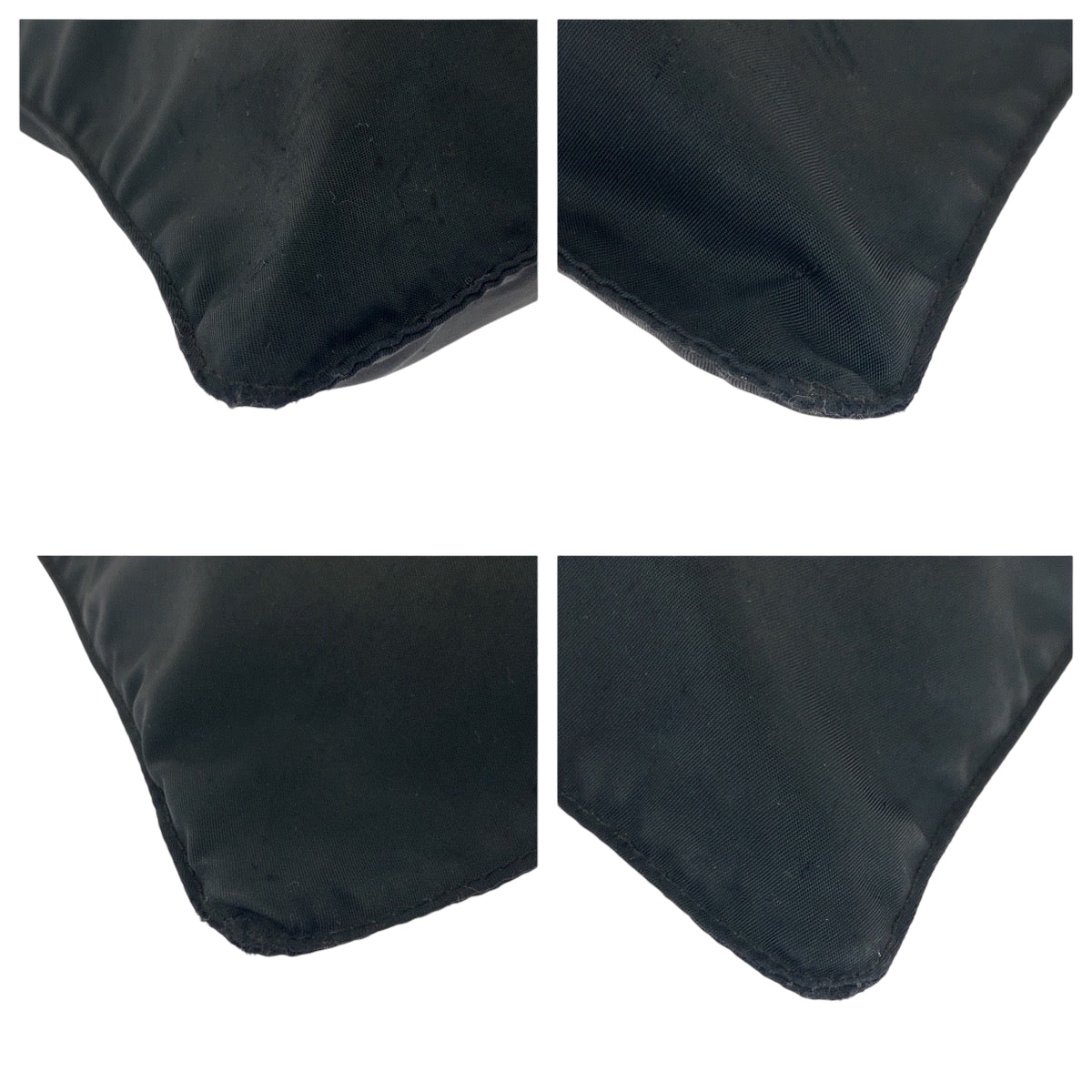 PRADA Shoulder Bag Nylon Black SilverMetal Shoulder Bag Sacoche Test Triangle With logo Women - Style 3