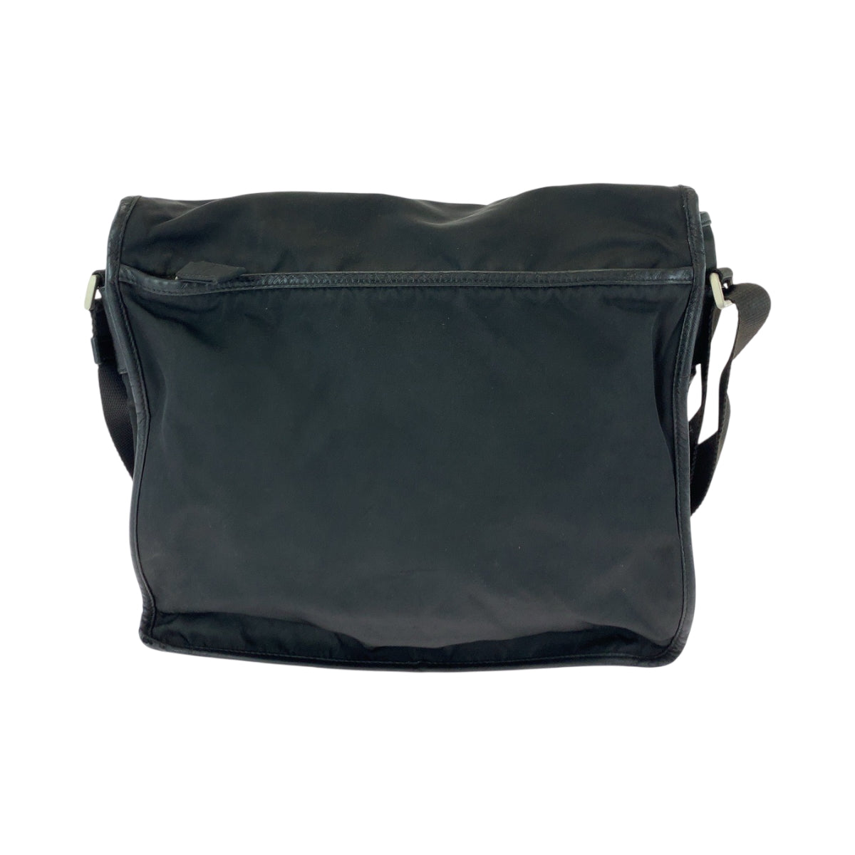 PRADA Shoulder Bag V166 Nylon Black SilverMetal Shoulder Bag Messenger bag Test Triangle With logo Women - Style 2