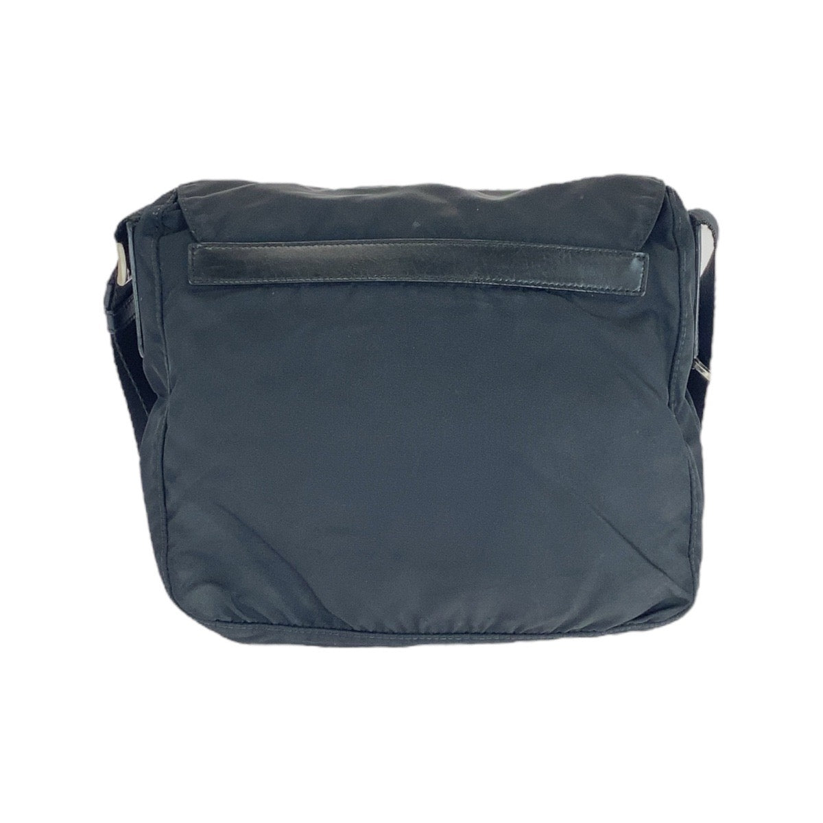 PRADA Shoulder Bag Nylon Black SilverMetal Shoulder Bag Messenger bag Test Triangle With logo mens - Style 6