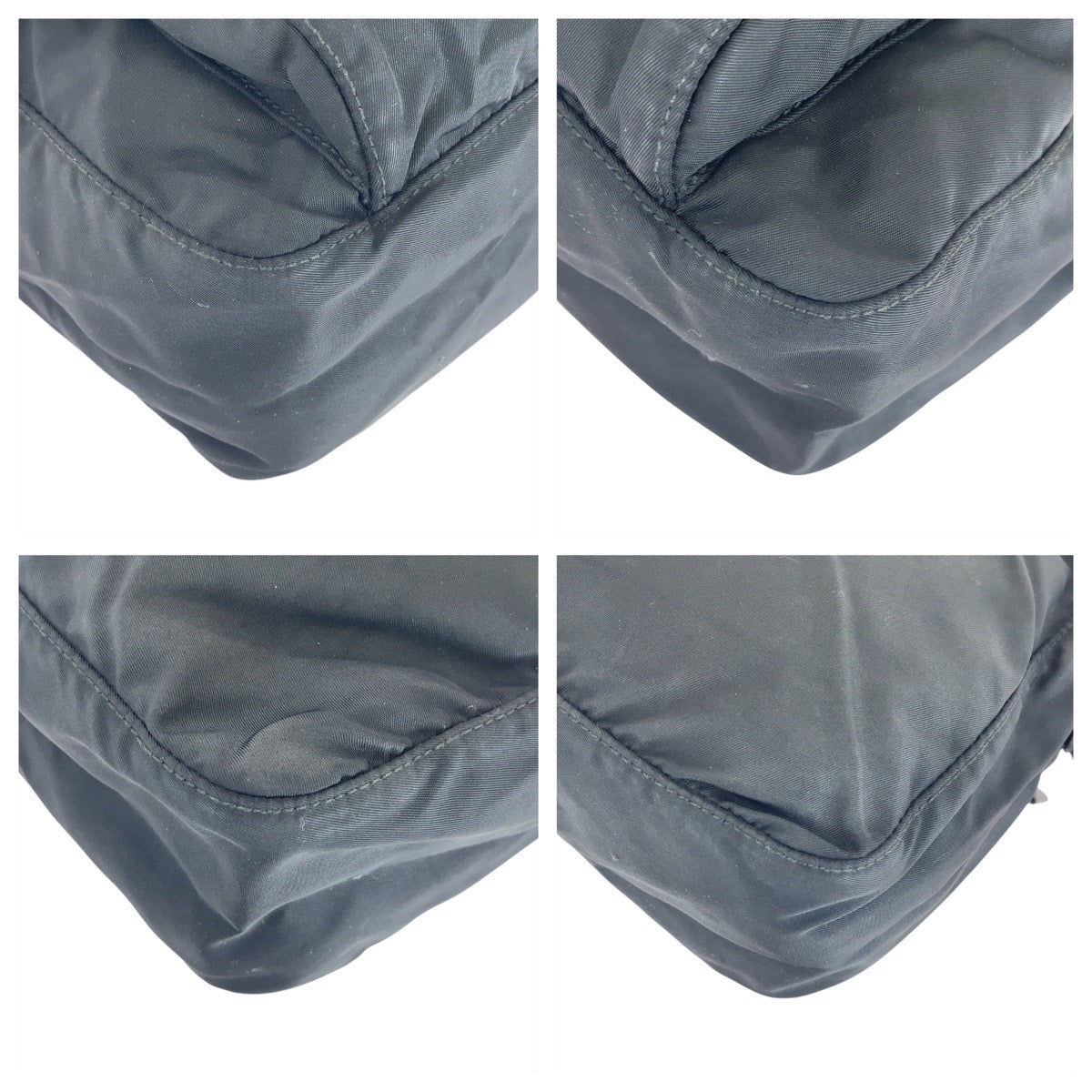PRADA Shoulder Bag Nylon Black SilverMetal Shoulder Bag Messenger bag Test Triangle With logo mens - Style 6