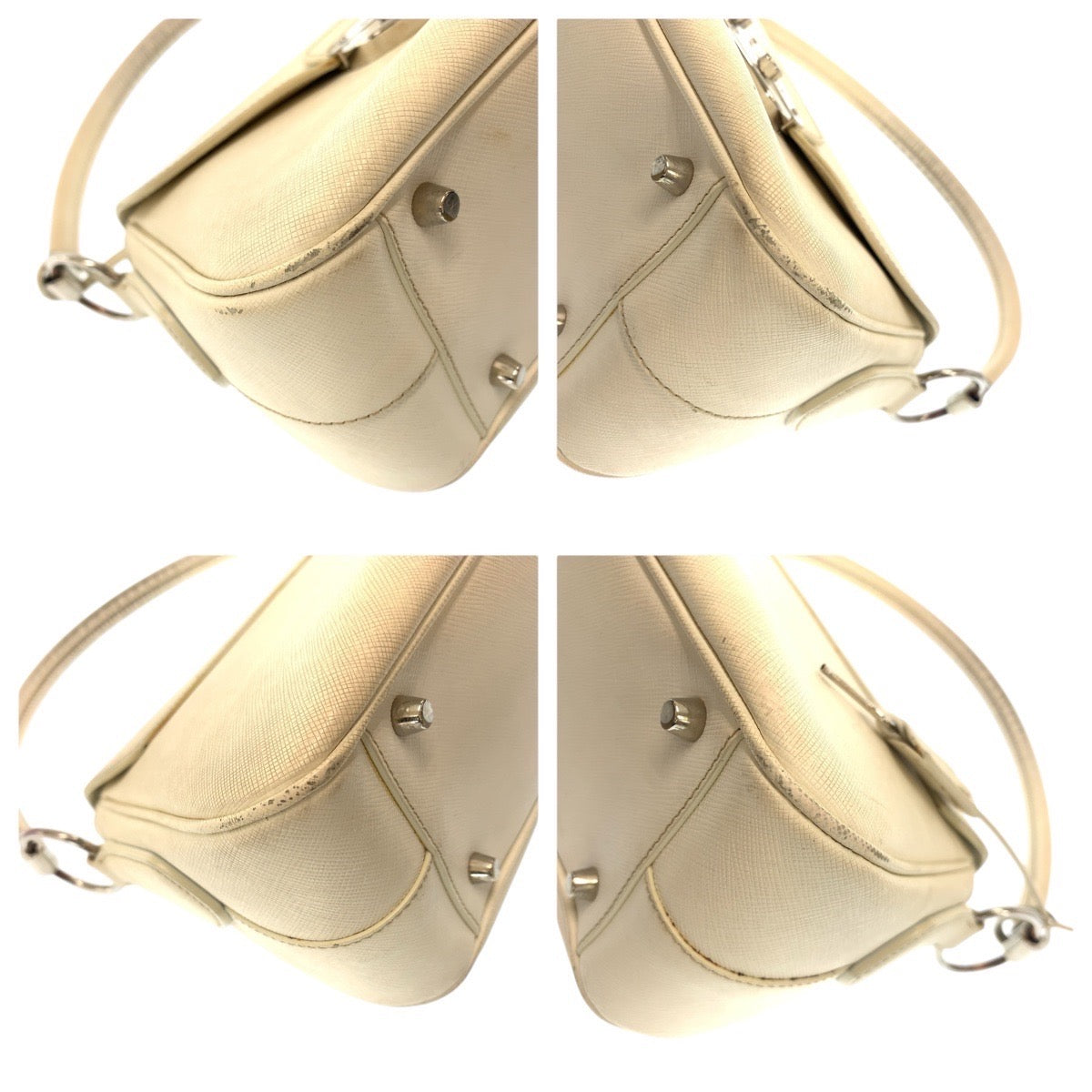 Prada Saffiano Leather 2way Bag 502056