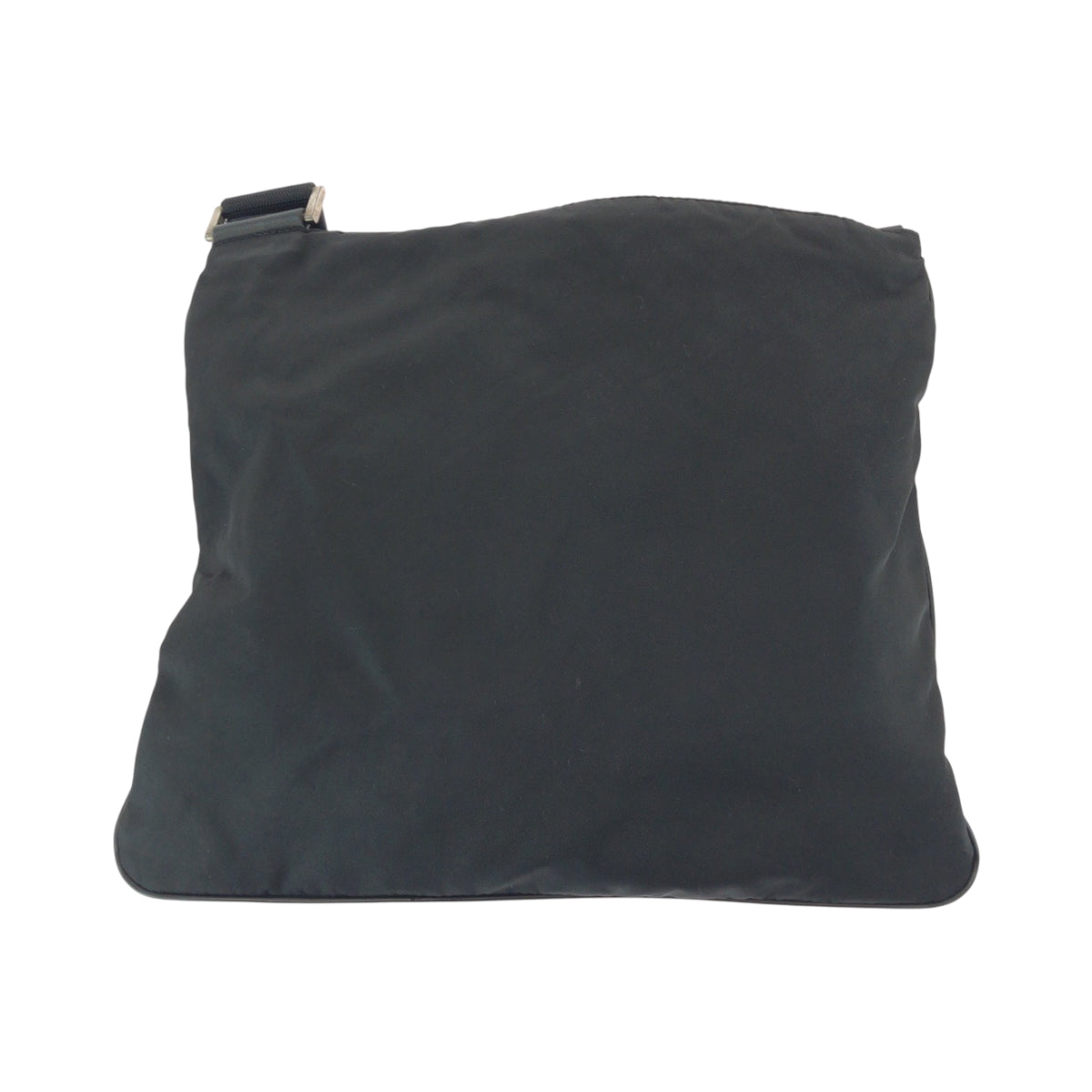 PRADA Shoulder Bag Nylon Black SilverMetal Shoulder Bag Sacoche Test Triangle With logo Women - Style 6