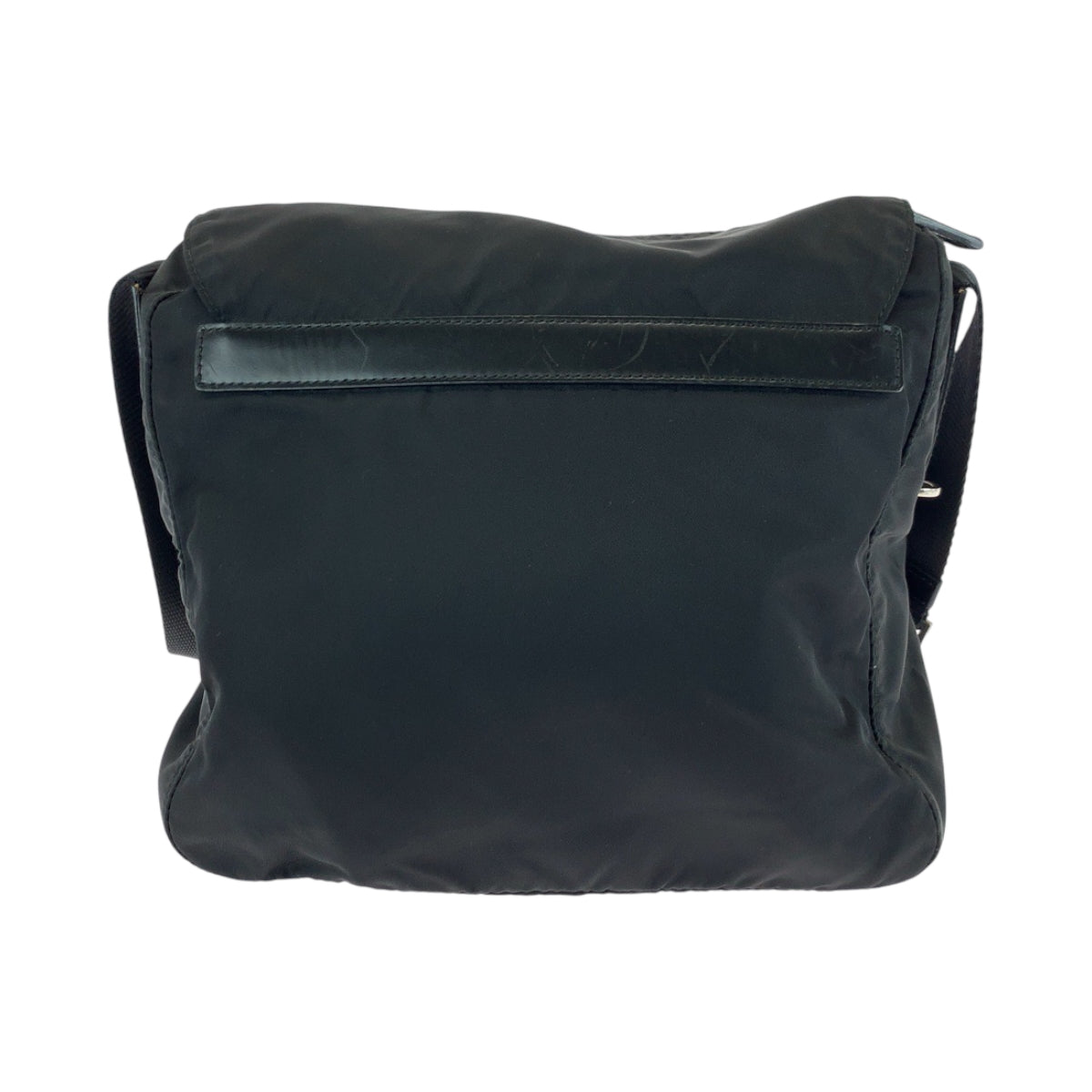 PRADA Shoulder Bag Nylon Black SilverMetal Shoulder Bag pochette Test Triangle With logo mens - Style 3