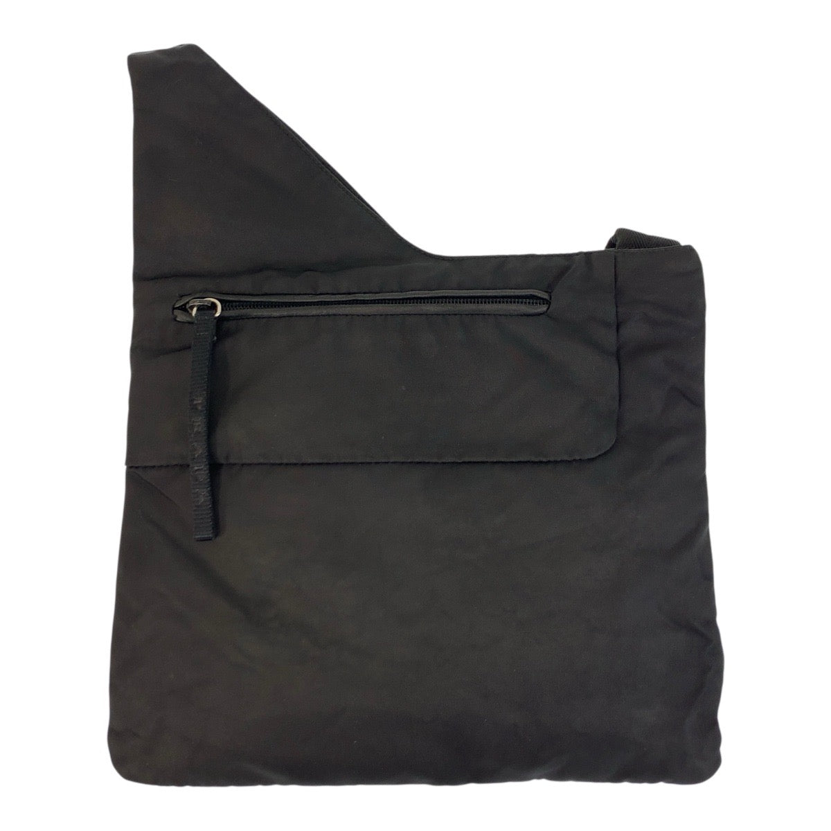 PRADA Shoulder Bag Nylon Black SilverMetal Shoulder Bag Messenger bag Test Triangle With logo Women - Style 8