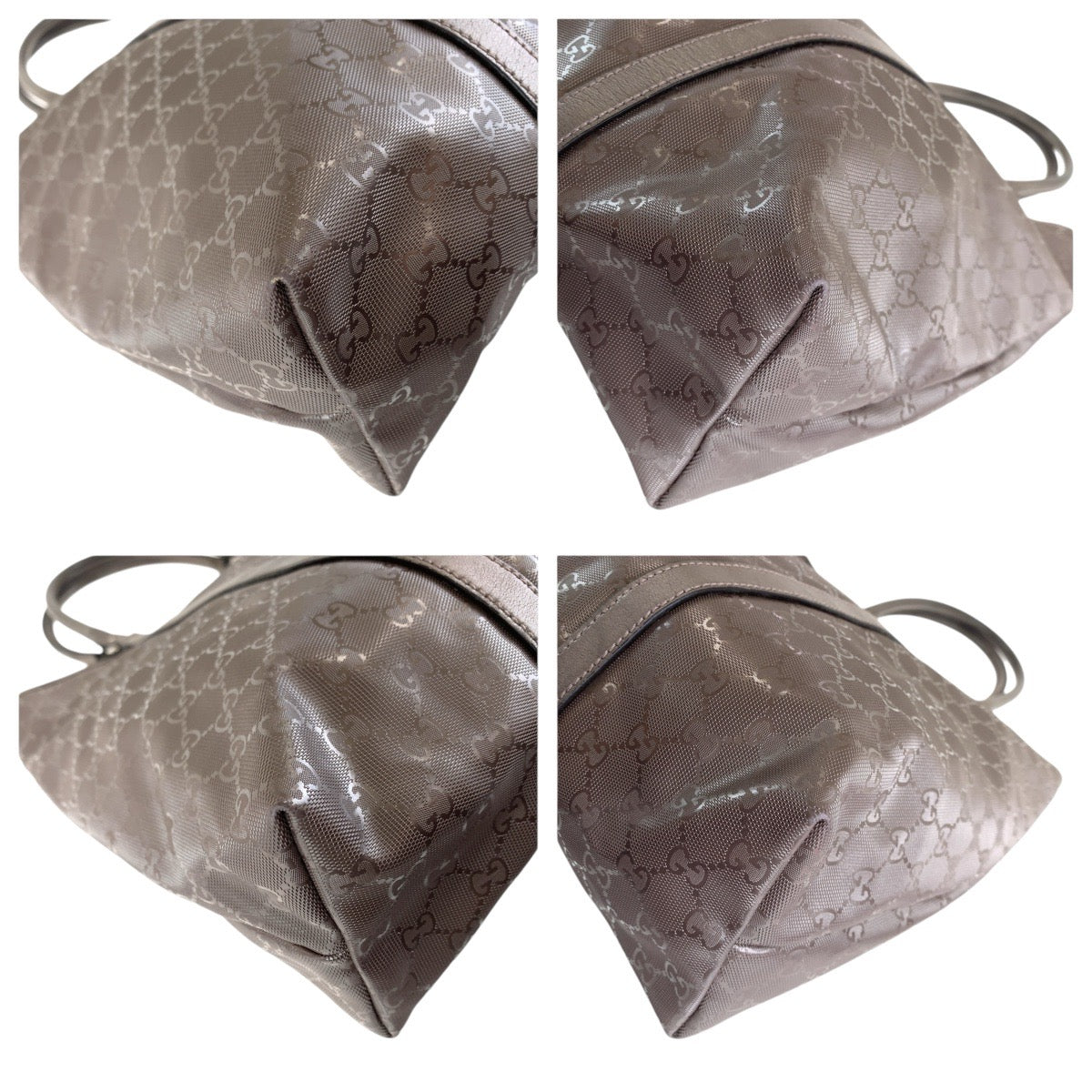 GUCCI Tote Bag 223668 GG canvas, leather Brown Silver Metal Tote Bag Shoulder Bag GG implementation GG implementation Women(Unisex)