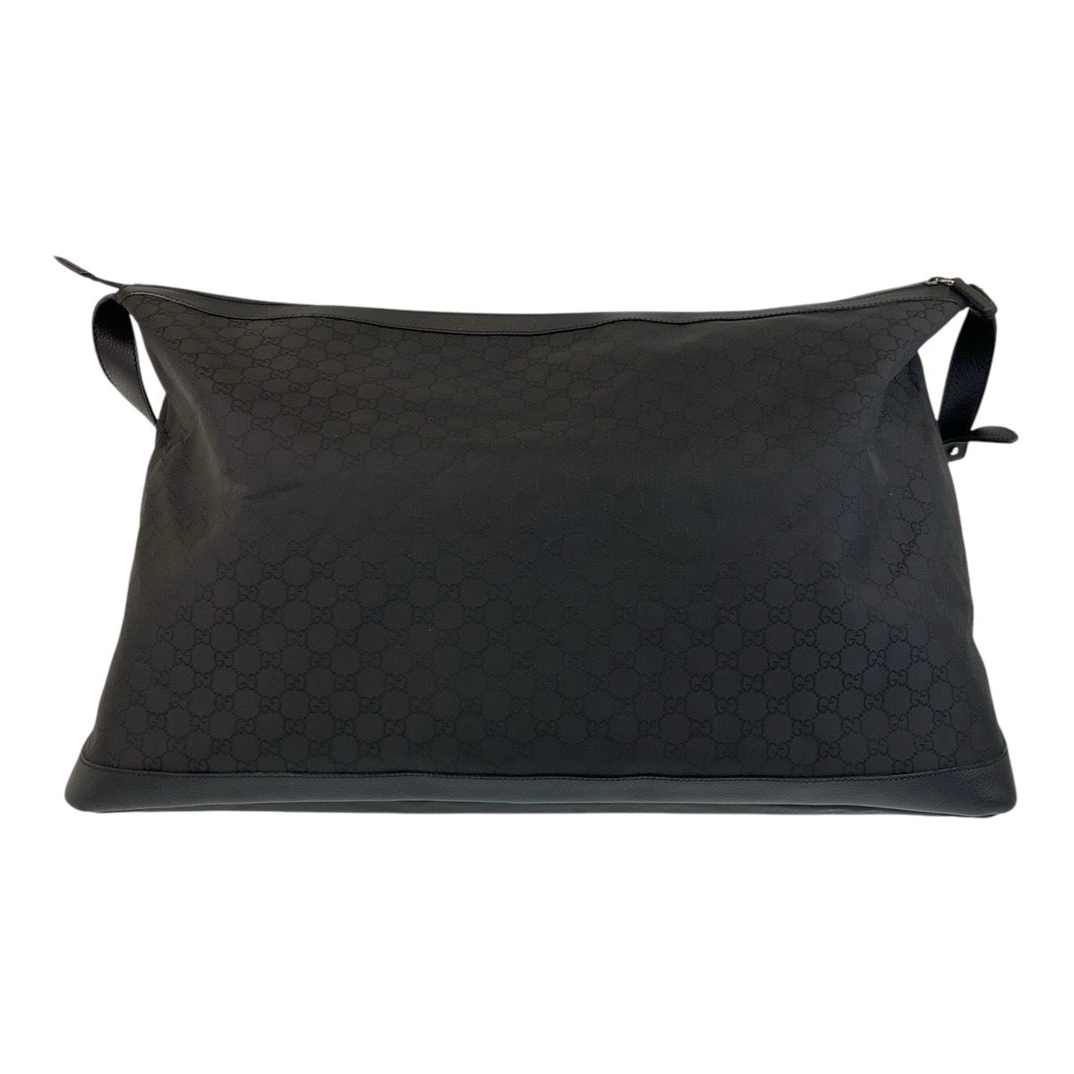 GUCCI Shoulder Bag 105669 GG canvas, leather Black SilverMetal Shoulder Bag Boston Duffel bag mens