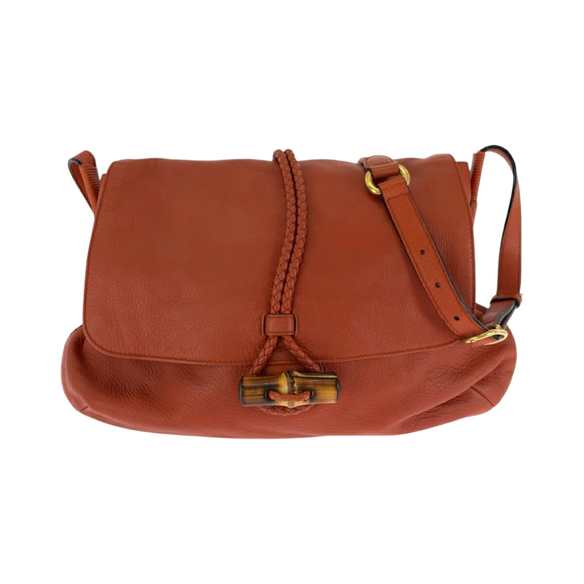 Gucci Leather Bamboo 2way Shoulder Bag 338985