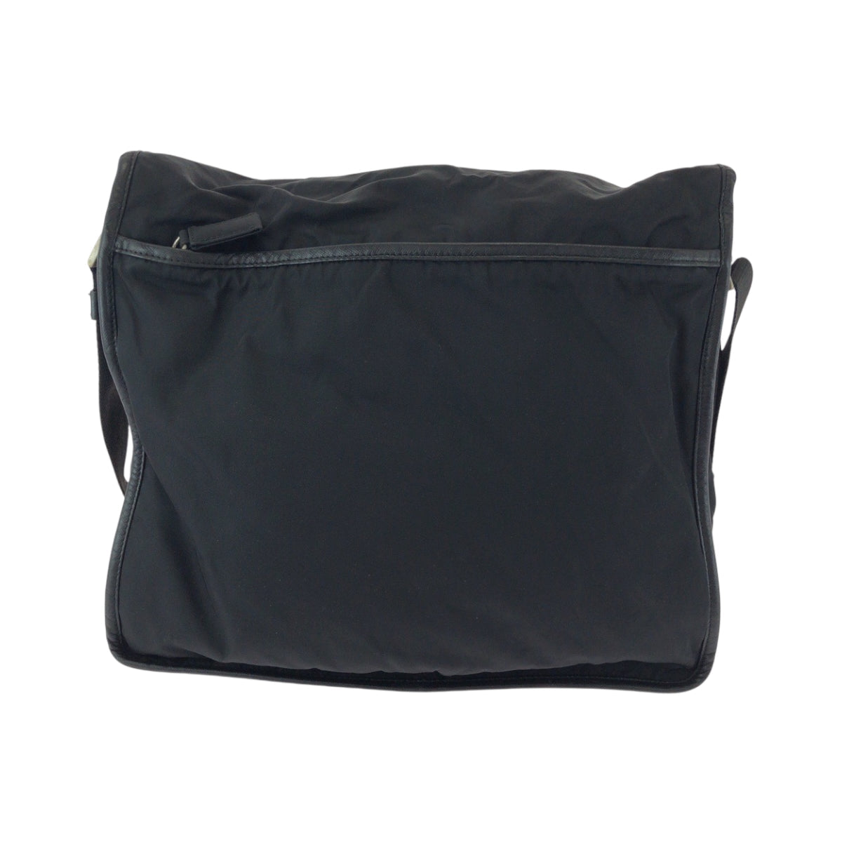 PRADA Shoulder Bag Nylon Black SilverMetal Shoulder Bag Messenger bag Test Triangle With logo mens - Style 4
