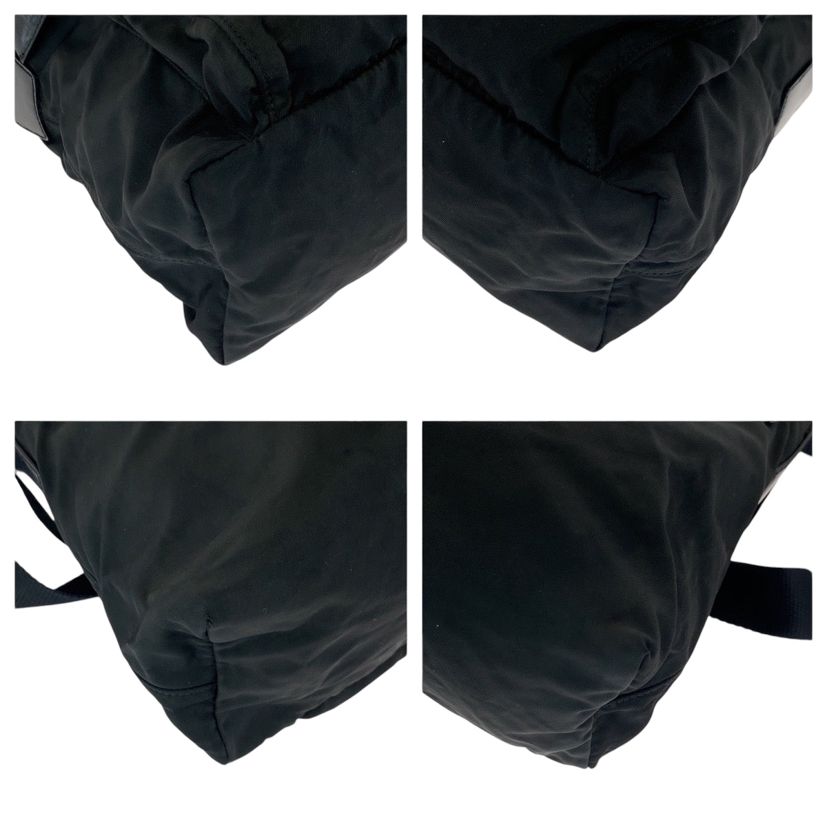 PRADA Shoulder Bag Nylon Black SilverMetal Shoulder Bag Sacoche Test Triangle With logo Women - Style 5
