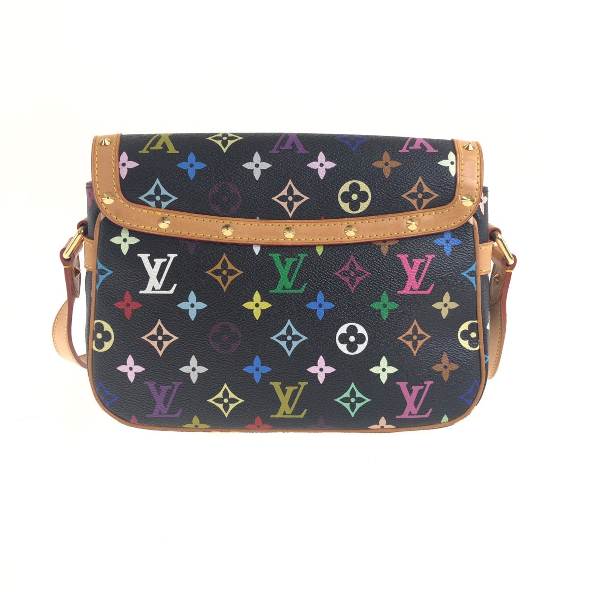 LOUIS VUITTON Shoulder Bag PVC Multicolor GoldMetal Crossbody Shoulder Bag Monogram multicolor Sologne Women