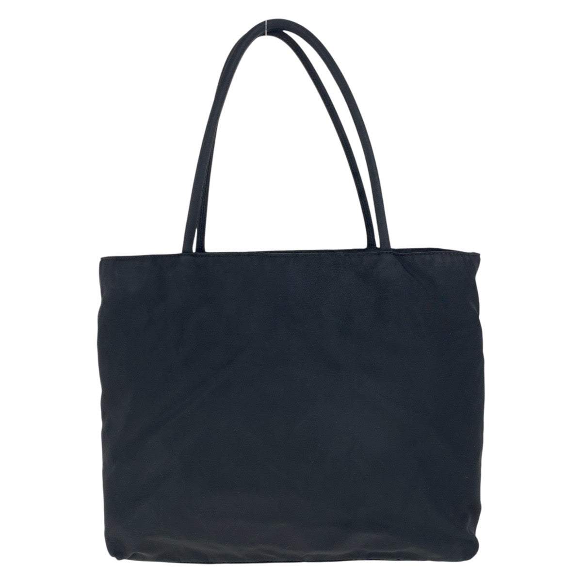 PRADA Tote Bag Nylon Black SilverMetal Tote Bag handbag Test Triangle With logo Women - Style 4