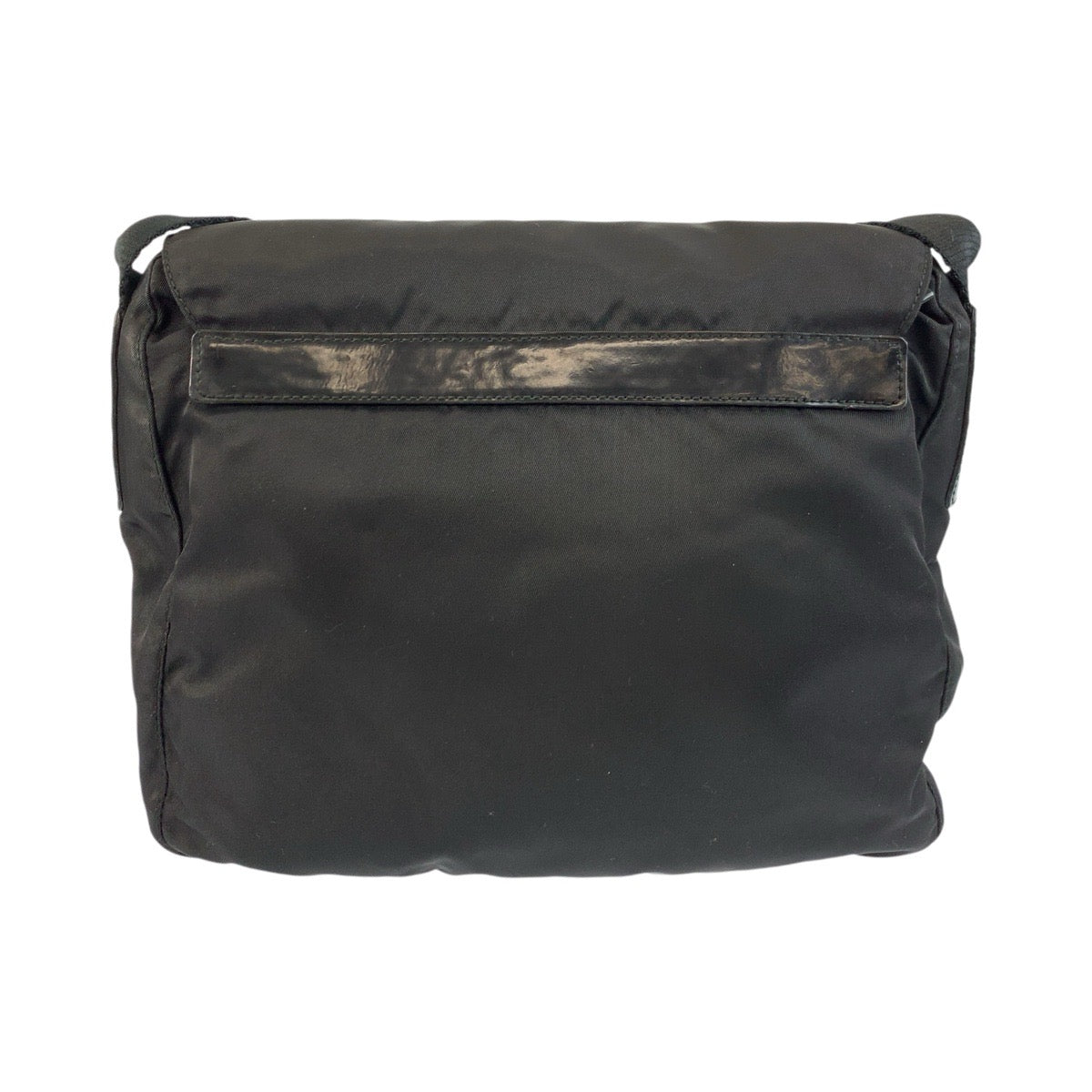 PRADA Shoulder Bag Nylon, Leather Black SilverMetal Shoulder Bag pochette Test Triangle With logo Women - Style 5