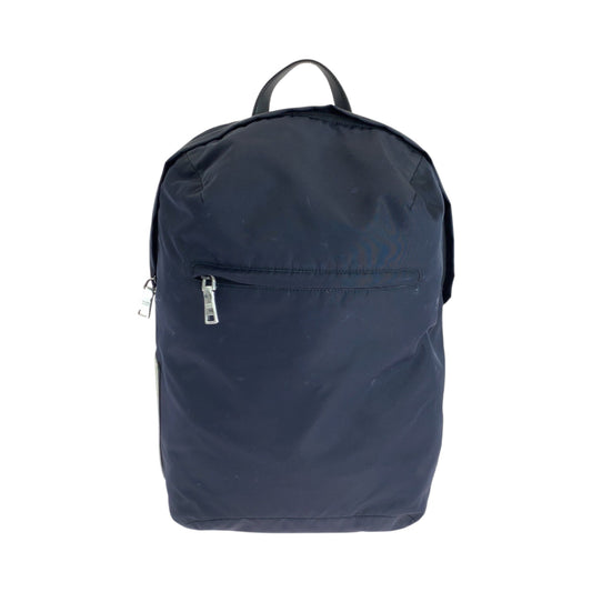 PRADA Backpack Nylon Navy SilverMetal Backpack Backpack Test mens
