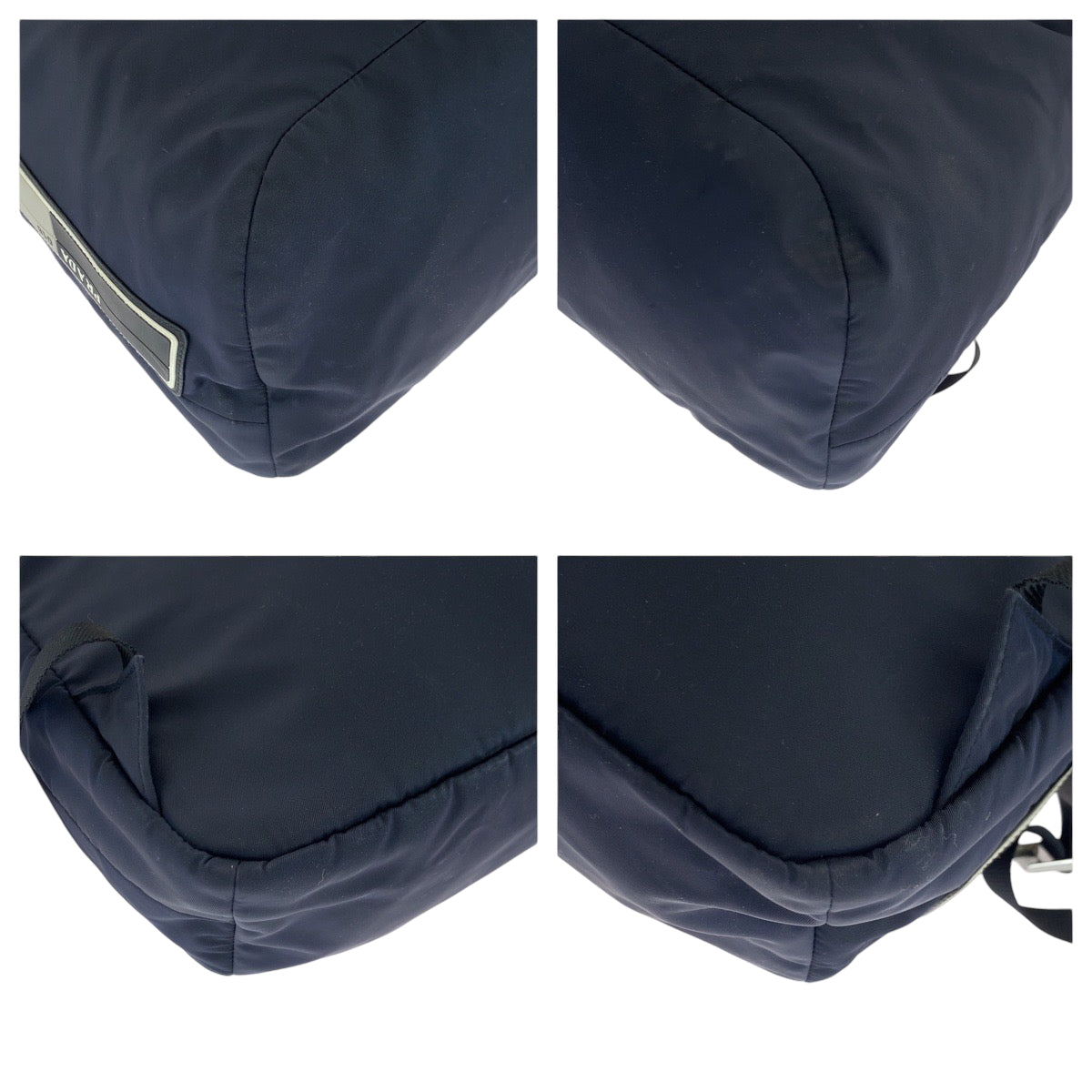 PRADA Backpack Nylon Navy SilverMetal Backpack Backpack Test mens