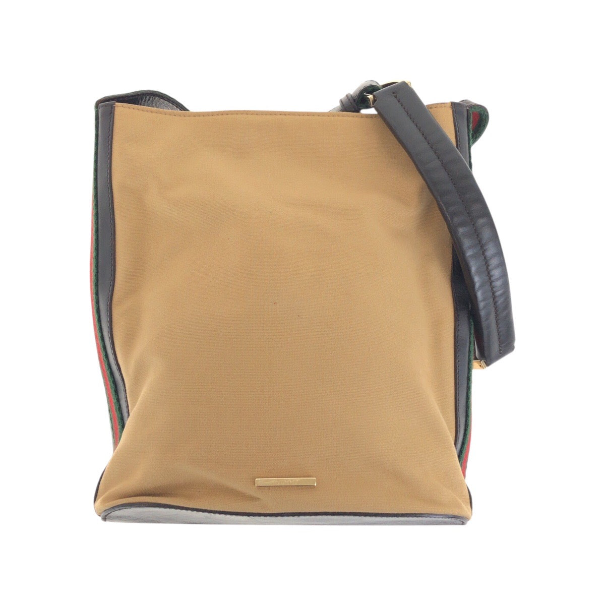 Gucci Sherry Line Canvas/Leather Shoulder Bag