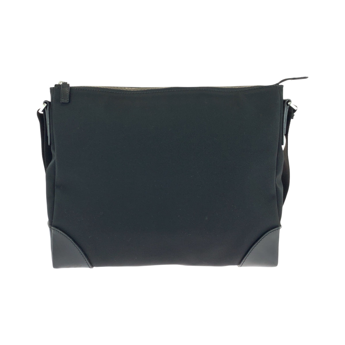 GUCCI Shoulder Bag 110054 Nylon Black SilverMetal Shoulder Bag Messenger bag Women