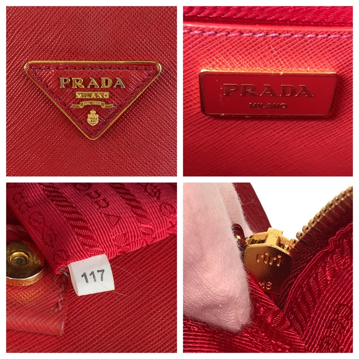 Prada Promenade Saffiano Handbag