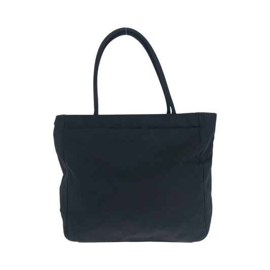PRADA Tote Bag B8489 Nylon Black SilverMetal Tote Bag handbag Test Triangle With logo Women