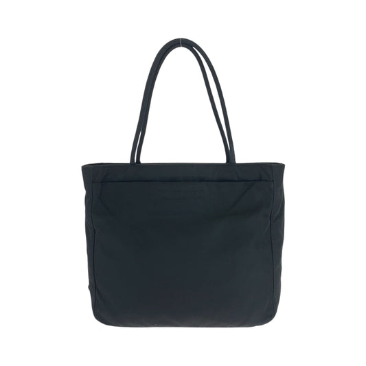 PRADA Handbag Nylon Black SilverMetal Handbag Shoulder Bag Test Triangle With logo Women